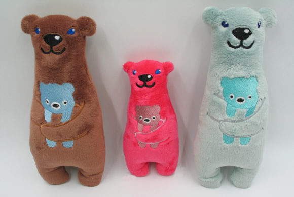 A Designer's Take: The Teddy Bear with Little Bear ITH Embroidery