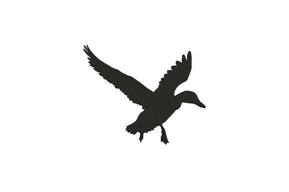 A Friendly Flying Duck for Everyday Embroidery Projects