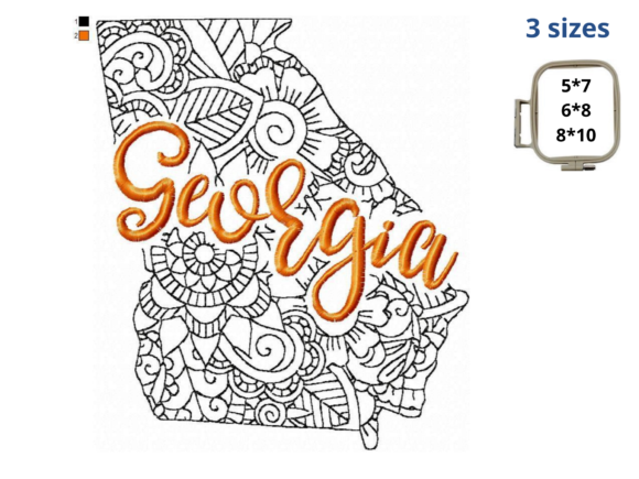A Professional Review of the Georgia State Independence Day Embroidery Design