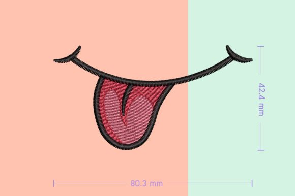 A Real-World Review of the 'Smile Mouth with Tongue' Embroidery Design