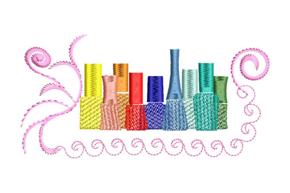An Embroidery Seller's Review of Nail Polish Bottles
