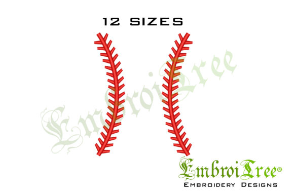 Baseball Stitches: A Versatile Holiday Sports Embroidery Design