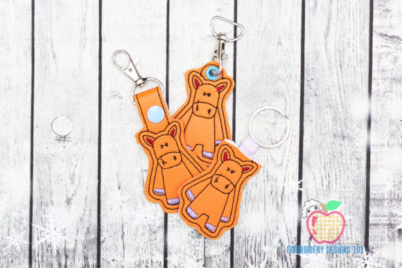 Cartoon Horse Key Fob: A Boutique Embroidery Review