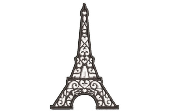 Eiffel Tower with Hearts: A Seasonal Embroidery Design Review