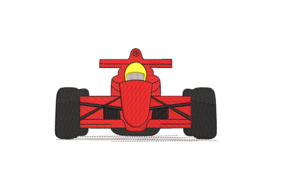 Formula 1 Racing Car Embroidery: A Real-World Design Review