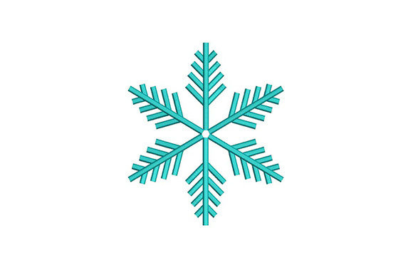 Leaves Stem Snowflake: A Versatile Winter Embroidery Design Review