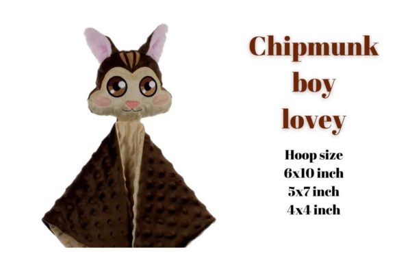 Reviewing the Chipmunk Boy Lovey Embroidery Design