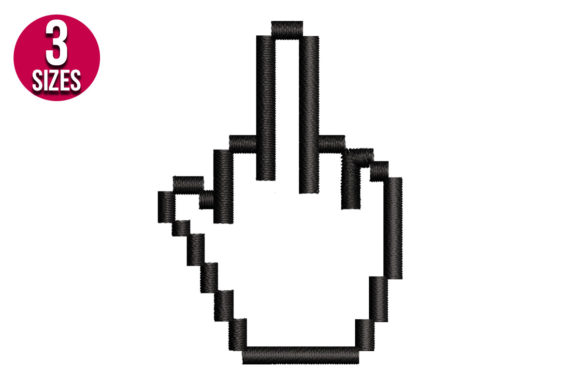 Reviewing the Middle Finger Embroidery Design for Boutique Apparel